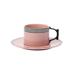 프랑프랑 리본 컵과받침셋트 핑크-일본직구 바리바리몰