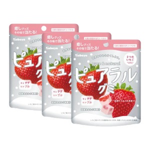카바야 퓨어럴 젤리 계절 과일맛(딸기,메론,체리,청포도 등 랜덤) 3개셋트-일본직구 바리바리몰
