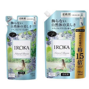 IROKA 섬유유연제 내추럴 브리즈 향 리필용 (용량 선택)-일본직구 바리바리몰