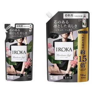 IROKA 섬유유연제  핸섬 리프 향기 리필 (용량 선택)-일본직구 바리바리몰