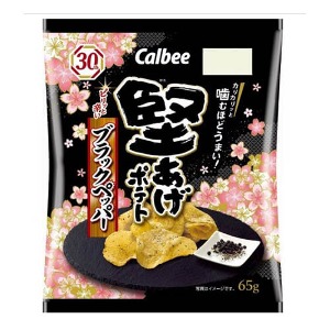 가루비 가타이아게포테이토 블랙페퍼맛 65g-일본직구 바리바리몰